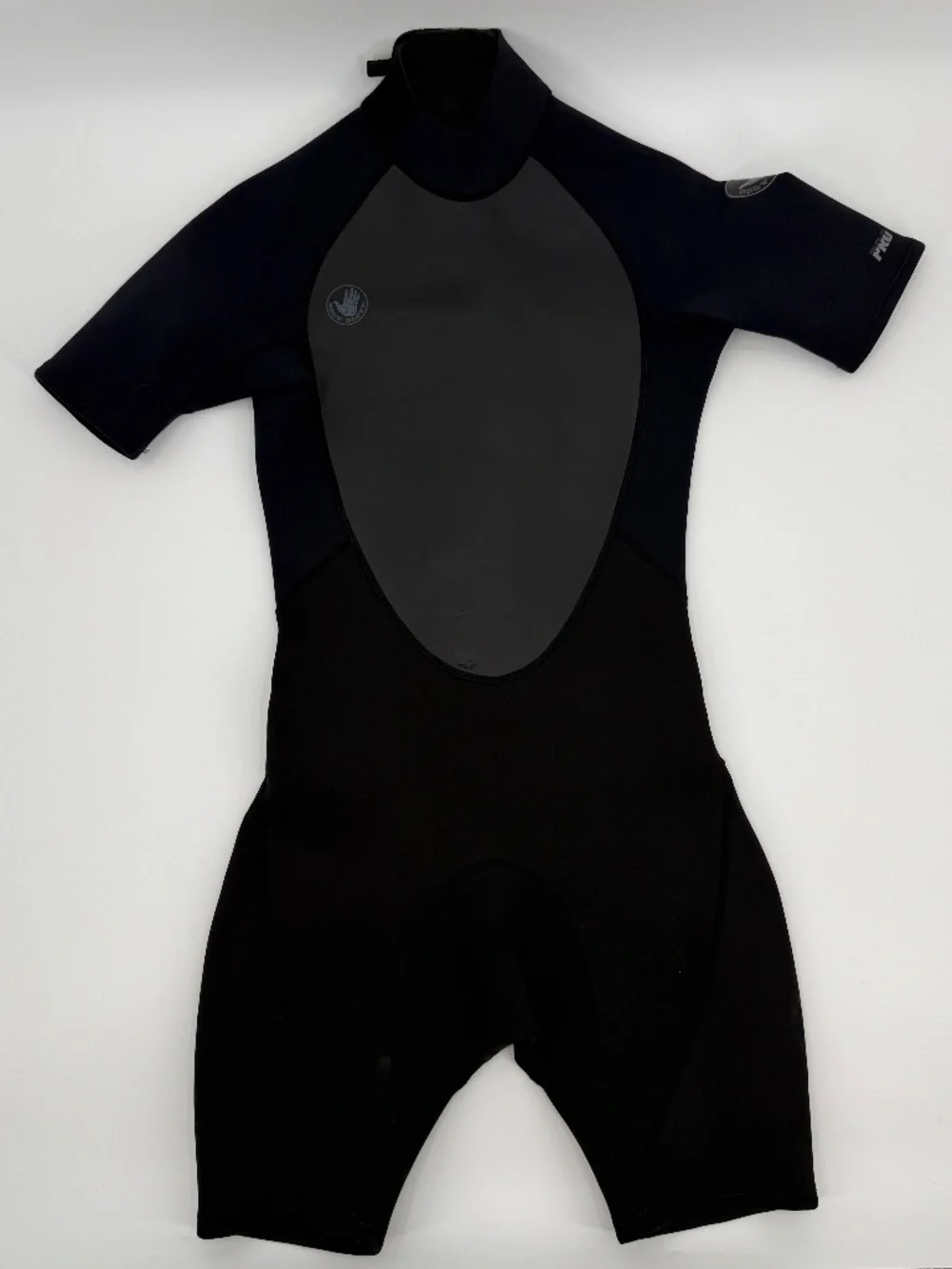 Body Glove 2mm Shorty Springsuit Wetsuit Short Sleeve Surf Dive Black Gray Men M